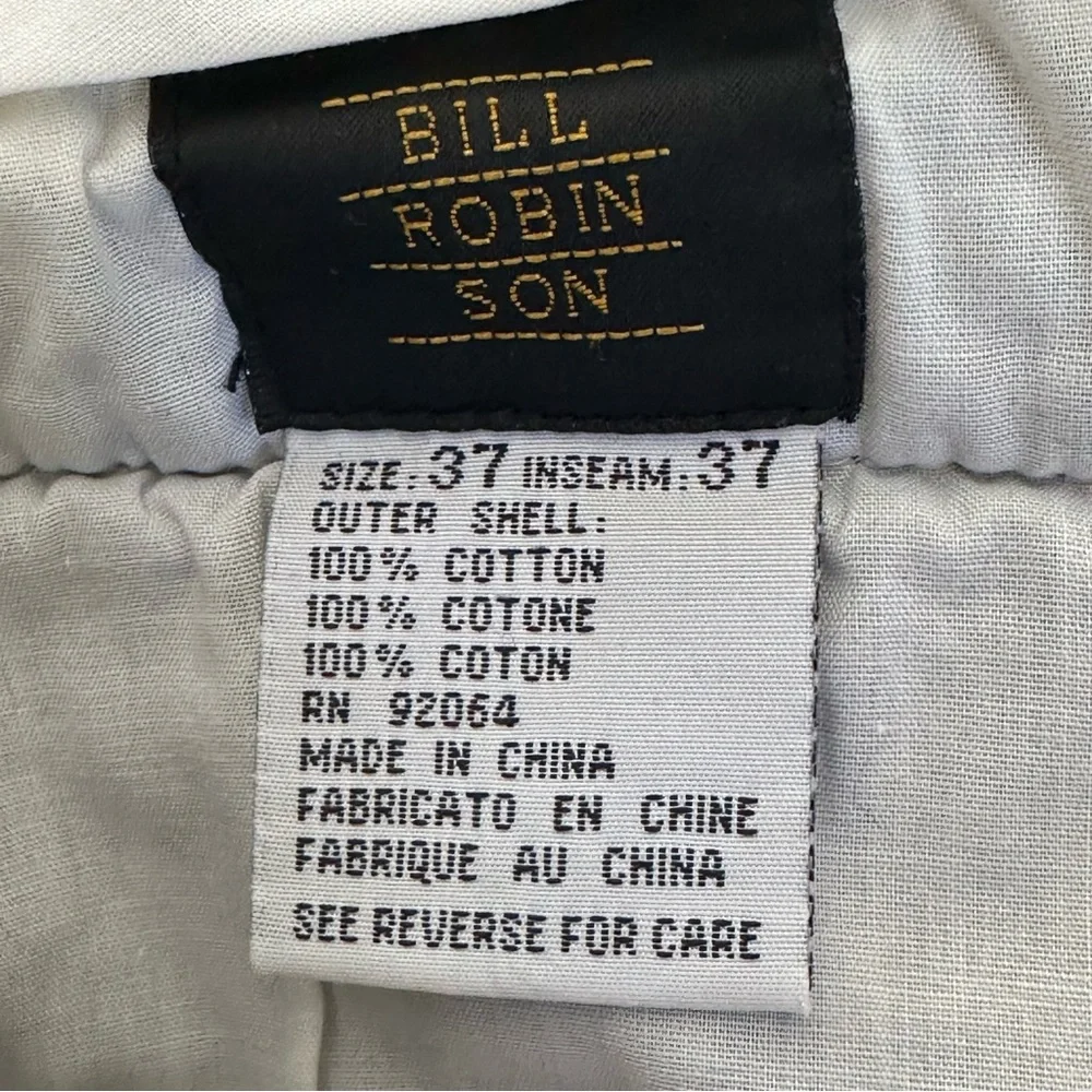 VTG Bill Robinson Classic Corduroy Pants 36x31 Pleated Preppy